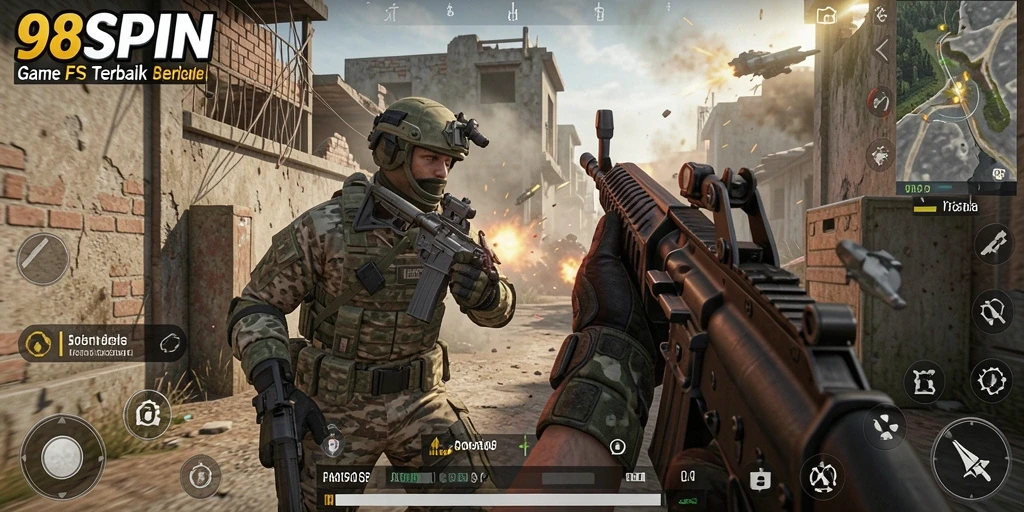 Gameplay intens di <strong>98SPIN</strong> dengan pertarungan seru