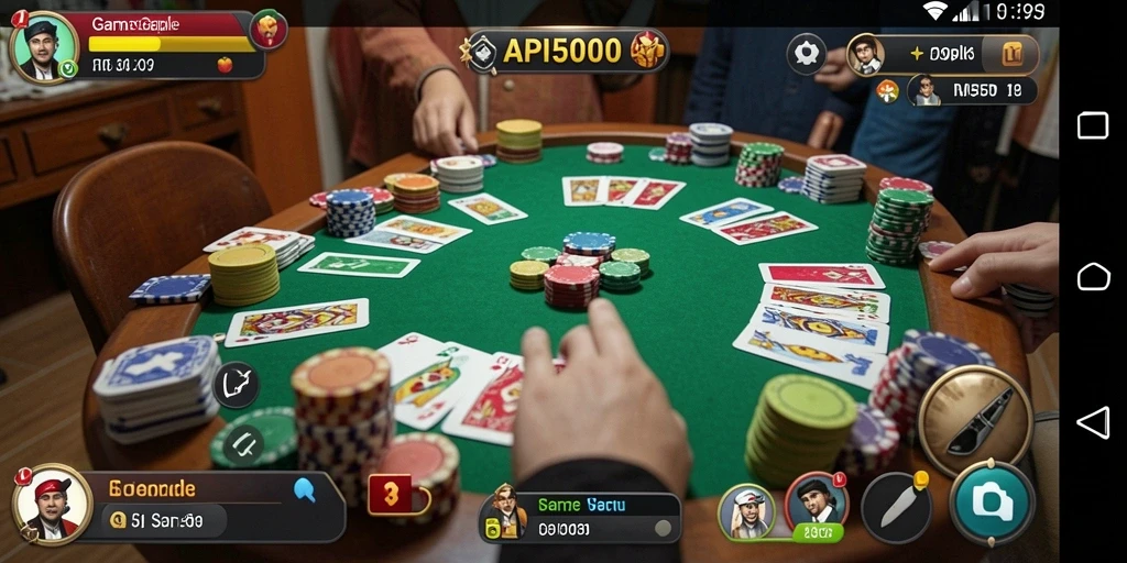 Tampilan gameplay seru dari game Gaple API5000.