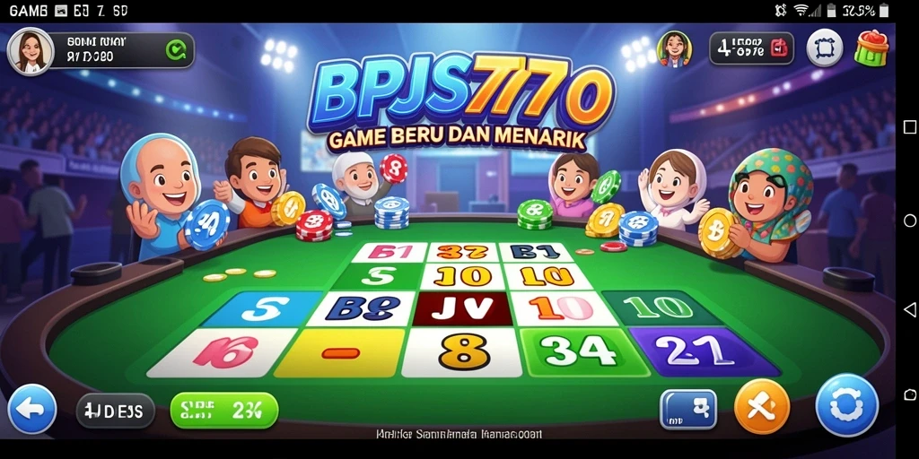 Tampilan gameplay menegangkan dari BPJS777 di layar smartphone.
