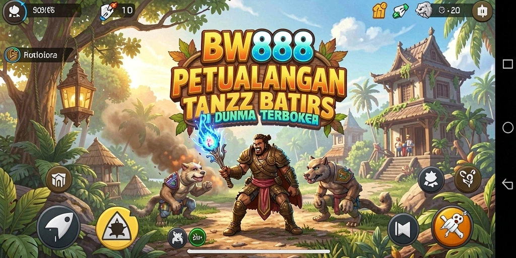Tampilan permainan BW888 yang kaya akan petualangan Open World.