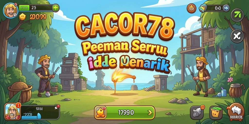Tampilan gameplay seru dan penuh warna di CACOR78.