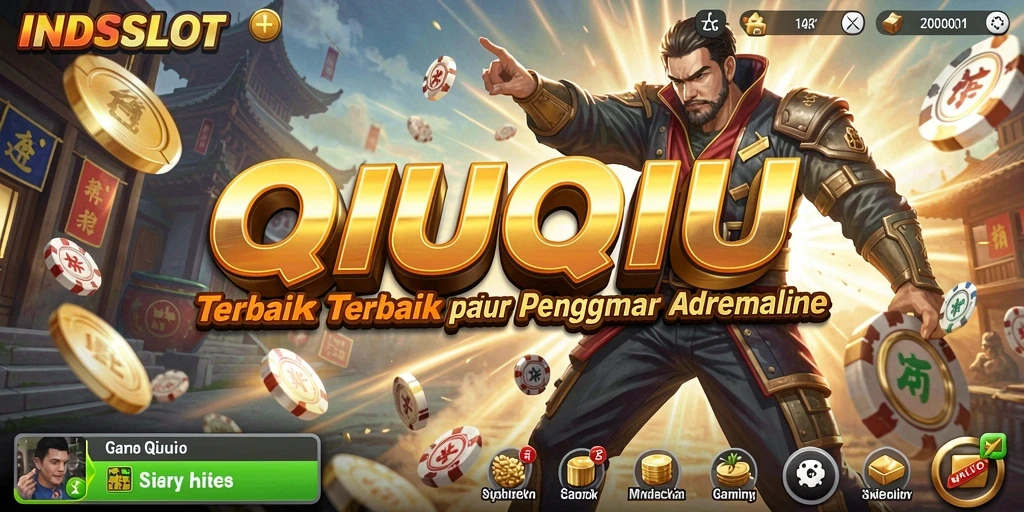 Tangkapan layar gameplay QiuQiu yang mengasyikkan di INDSLOT.