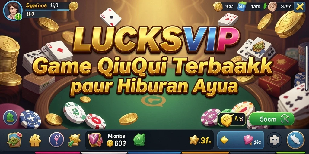 Tampilan permainan QiuQiu yang seru dan interaktif di LUCKSVIP.