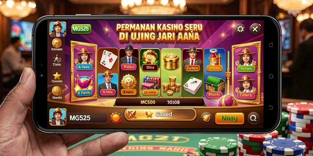 Tampilan gameplay Kasino yang seru dan mengasyikkan.