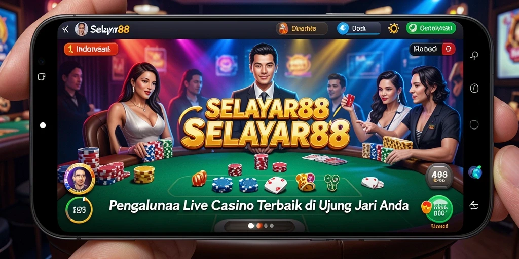 Tampilan gameplay Live Casino yang menarik di SELAYAR88.