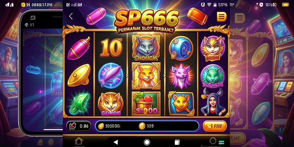 Screenshot gameplay SP666 menunjukkan momen seru saat menang.